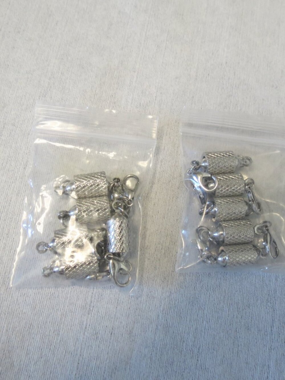 NWT Unbranded Silver Plated Magic Magnetic Clever Clasp set of 10